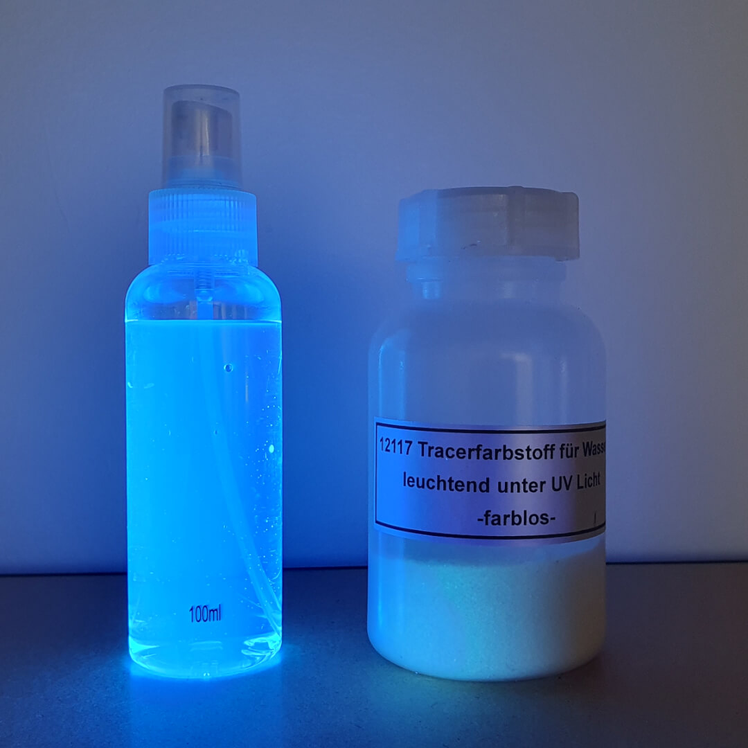 Barwnik UV - środek barwiący transparentny/niebieski