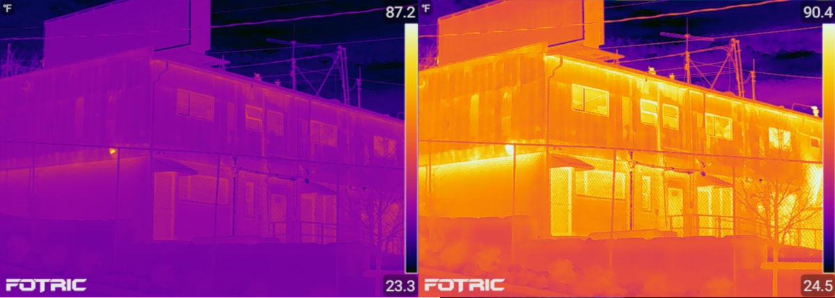 Kamera termowizyjna Fotric - funkcja TWB doskonalsze automatyczne obrazowanie