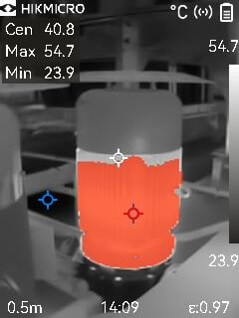 Hikmicro B11 to ręczna tania kamera termowizyjna do termowizji i inspekcji termowizyjnej w budownictwie, instalacjach wodnych i elektrycznych.