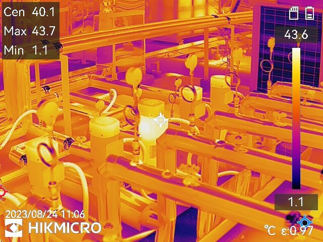 Kamera termowizyjna Hikmicro M60 to profesjonalna kamera o wysokiej rozdzielczości do termowizji w budownictwie, instalacjach wodnych i elektrycznych.