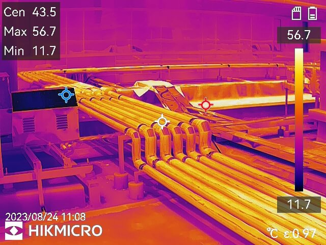 Kamera termowizyjna Hikmicro M60 to profesjonalna kamera o wysokiej rozdzielczości do termowizji w budownictwie, instalacjach wodnych i elektrycznych.