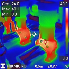 Kamera termowizyjna Hikmicro Eco-V to tania kamera do wielopunktowego pomiaru temperatury obiektów w budownictwie, instalacjach wodnych i elektrycznych.