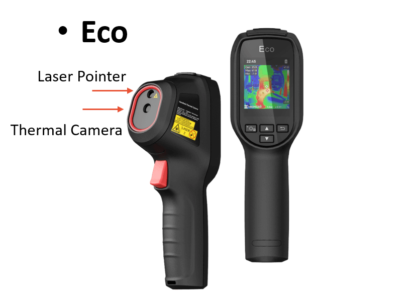 Kamera termowizyjna Hikmicro Eco to tania kamera do wielopunktowego pomiaru temperatury obiektów w budownictwie, instalacjach wodnych i elektrycznych.