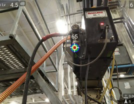 Kamera akustyczna Fotric TD2 do detekcji nieszczelności instalacji sprężonego powietrza