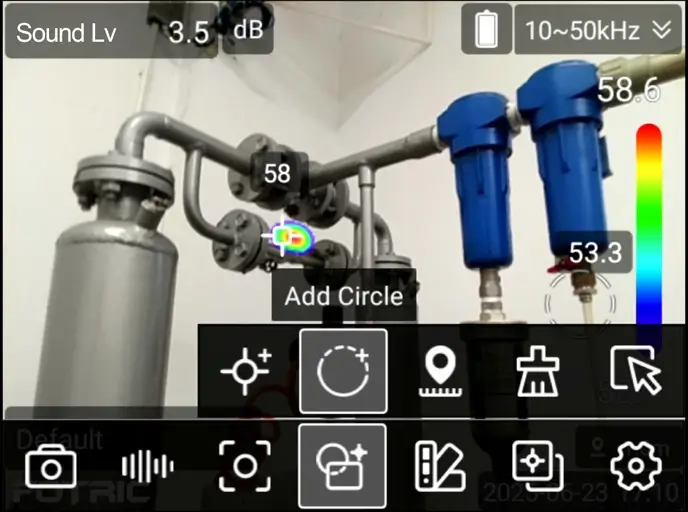 Fotric H4 mini kamera akustyczna soniczna do detekcji w przemyśle i energetyce