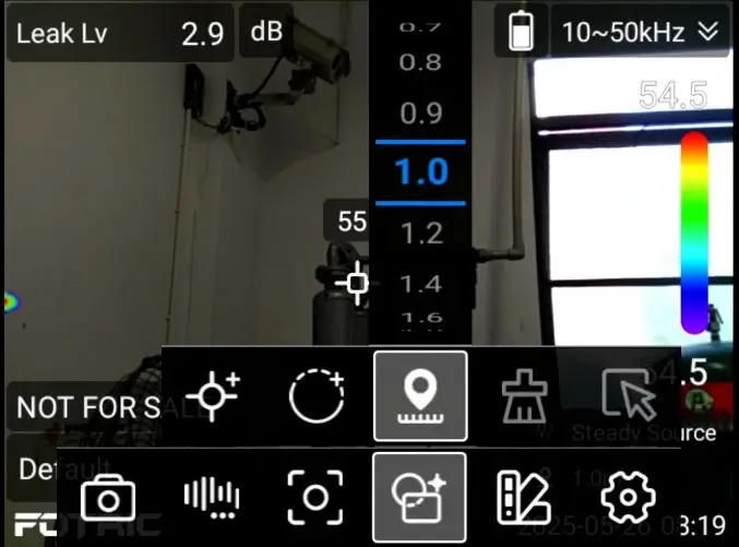 Fotric H4 mini kamera akustyczna soniczna do detekcji w przemyśle i energetyce