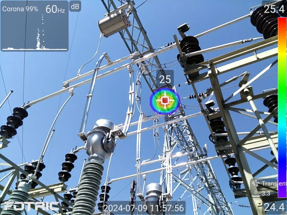 Fotric H - diagnoza wyładowań częściowych w podstacjach 01